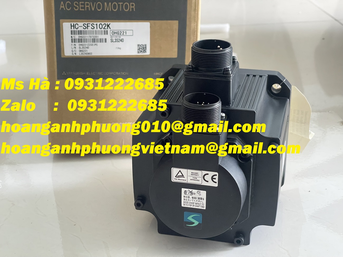 Bán chuyên - AC servo motor mitsubishi HC-SFS102K